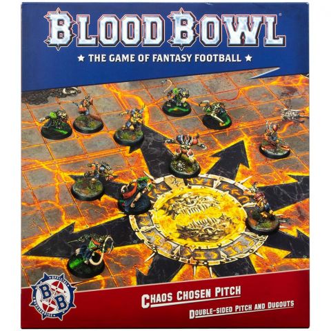 Blood Bowl: Chaos Chosen Pitch and Dugouts